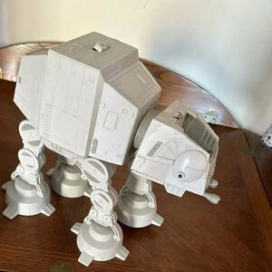 2009 Playskool Star Wars Imperial AT-AT Walker Hasbro  On Off Works light sounds